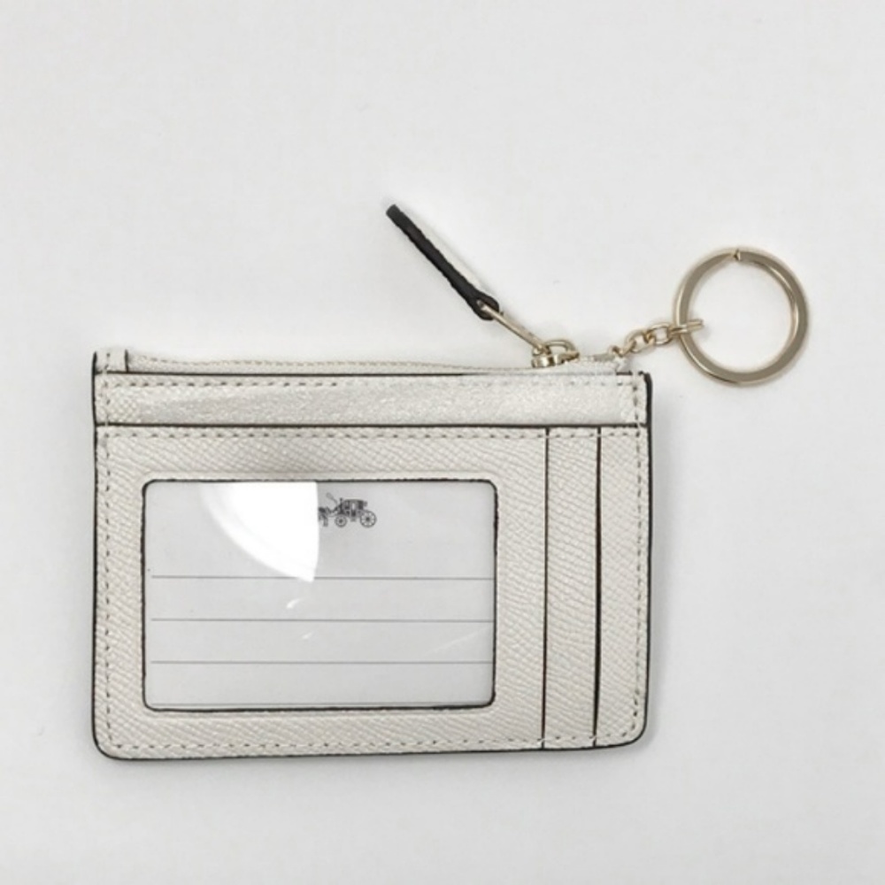 💜RESTOCKED💜COACH Mini Card Skinny Keychain ID - Picture 2 of 5